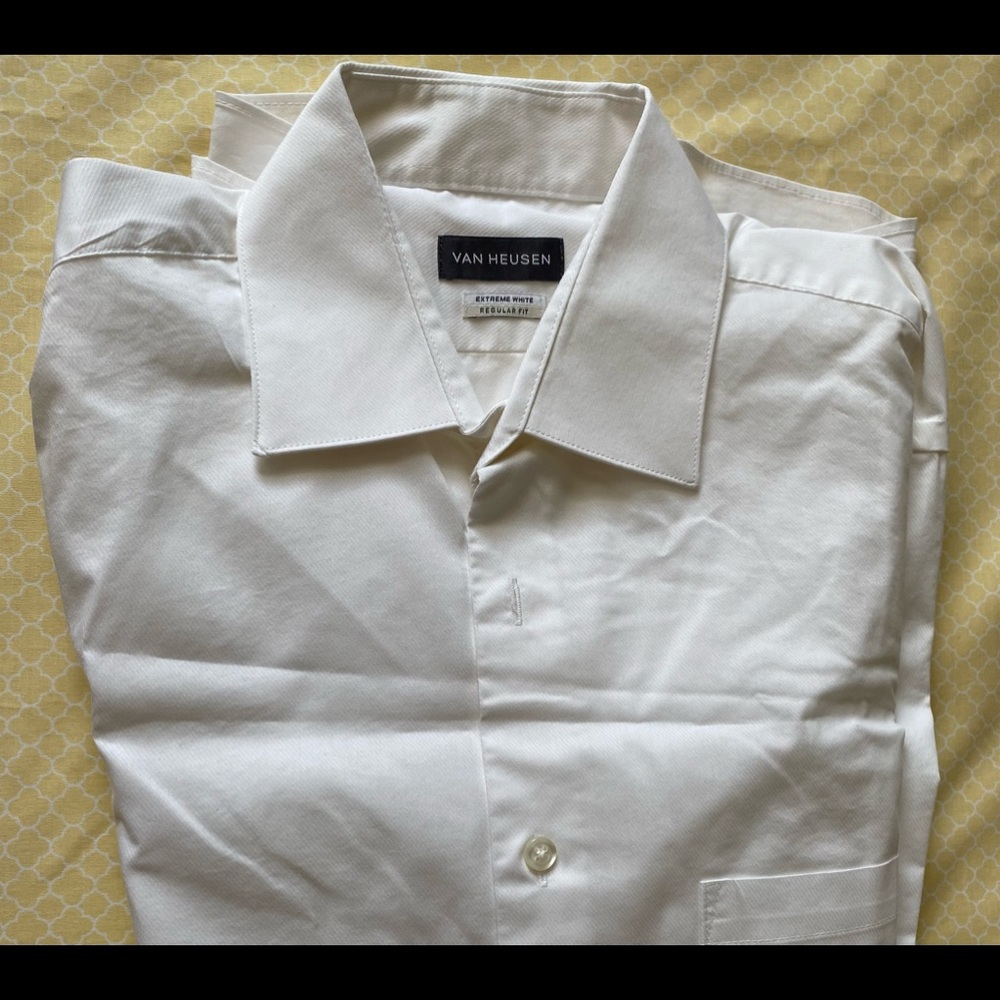 Van Heusen Men’s Extreme White Dress Shirt
